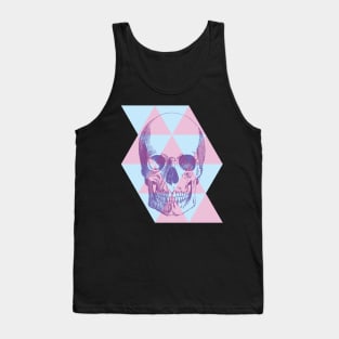 Pastel Goth Skull Tank Top